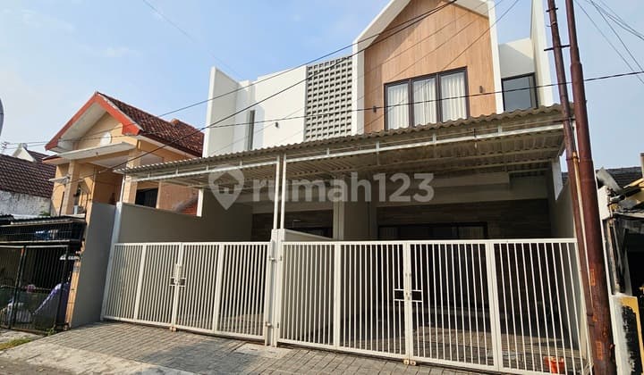 Scandinavian Baru Gress Rumah Rungkut Menanggal Surabaya 2 Lantai Harga 1m An Ready 2 Unit