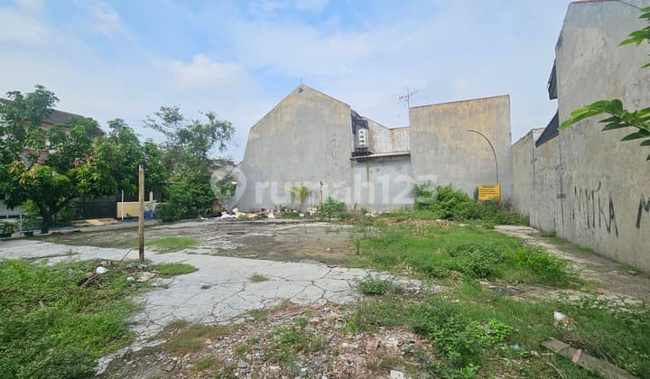BISA DIBANGUN 3 RUMAH Kavling Siap Bangun Depan Pasar Larangan Sidoarjo 250m2 SHM Jual Murah