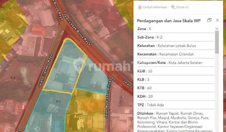 Bisa Beli Sebagian, Bangunan 2 Lantai di Jl. Lebak Bulus Raya Hoek Jl. Lebak Bulus PDK