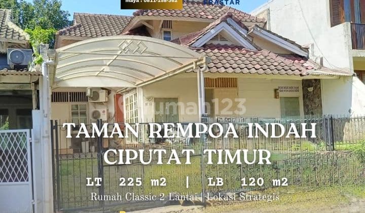 Rumah Rempoa Ciputat Akses Mudah