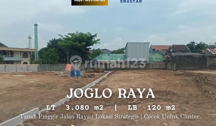 Tanah Luas Joglo Raya Lokasi Strategis Untuk Cluster Mewah