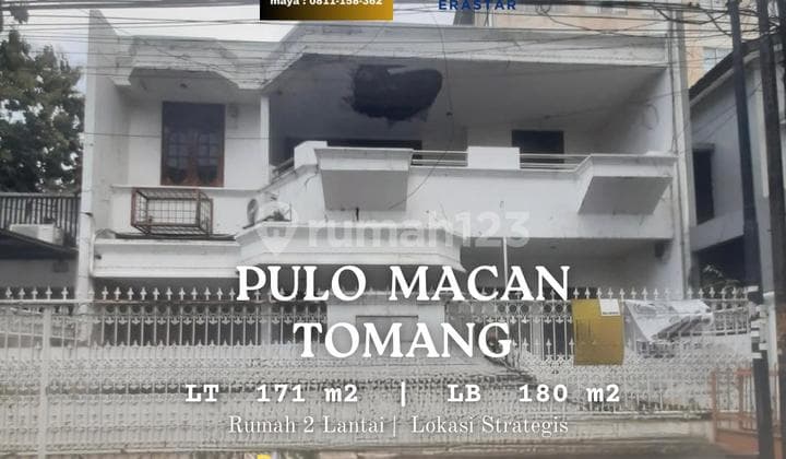 Rumah Tomang Grogol Jakarta Barat Dekat Kampus Akses Mudah