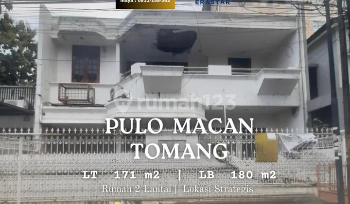Rumah Tomang Grogol Jakarta Barat Dekat Kampus Akses Mudah