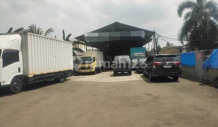 Sewa Lahan Tanah Pondok Kopi Murah Ada Pos Satpam Pagar Panel