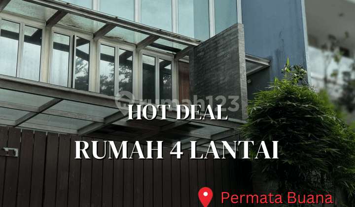 Hot Deal - Jual Cepat & Nego!Rumah 4 Lantai - Taman Permata Buana