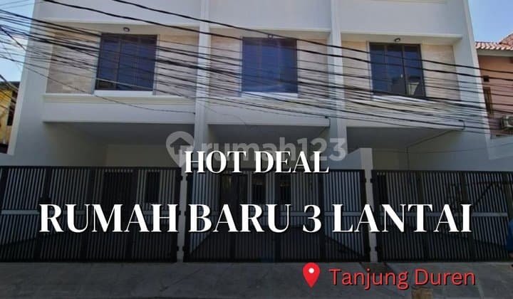 Hot Deal - New 3-Story House Tanjung Duren