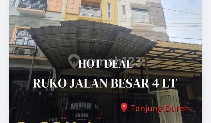 Hot Deal Ruko Tanjung Duren - Super Strategis & Siap Pakai!