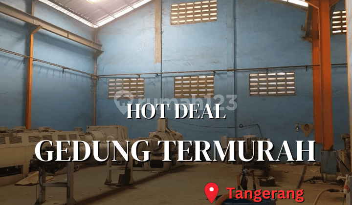 Hot Deal - Jual Bu Gudang Belakang Bandara Soetta