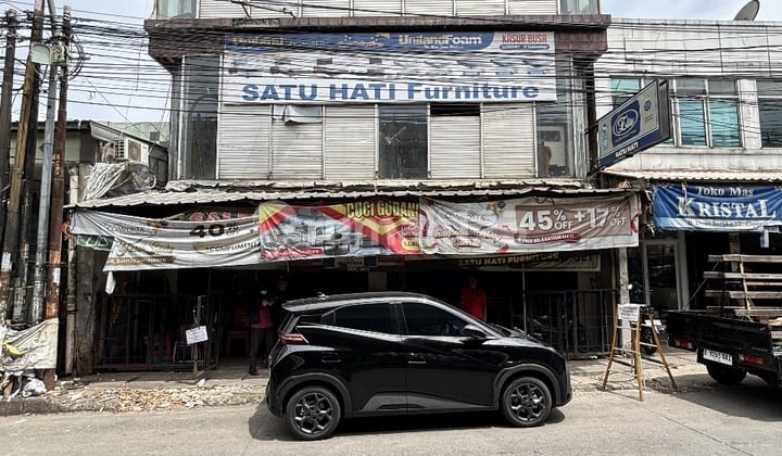 Dijual Ruko 3 Lantai Lokasi Strategis di Jalan Utama Dewi Sartika Ciputat Tangsel