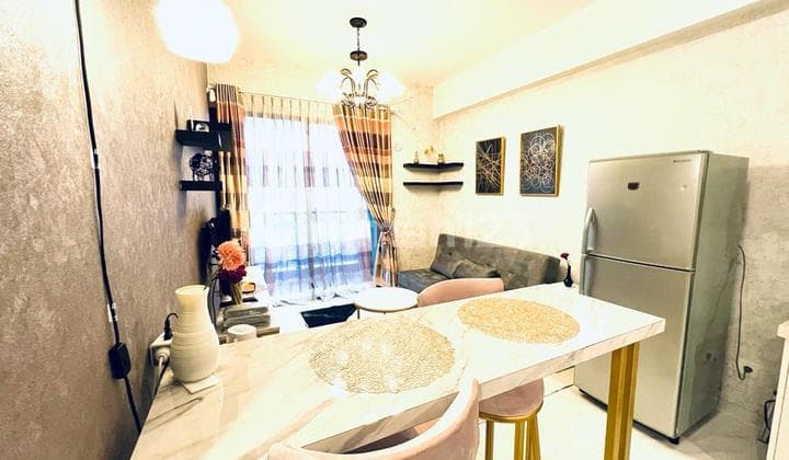 Apartemen Fully Furnished di Sky House BSD Tower J1 – 2BR, View City, Harga Nego