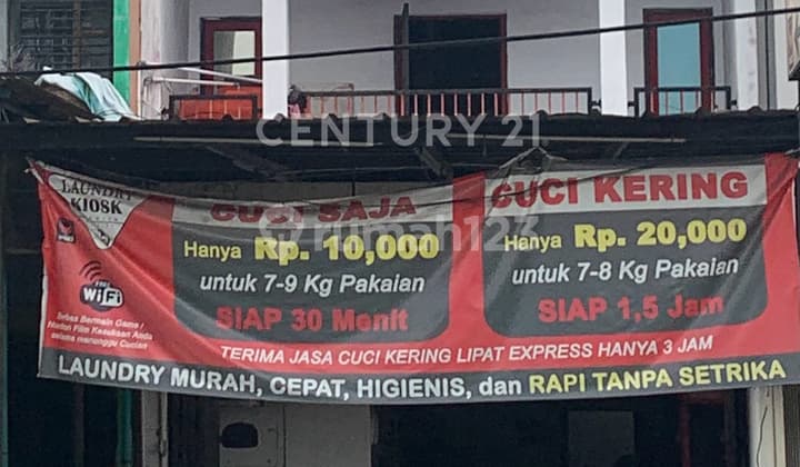 Ruko Yang Panjang 30 M Dan Strategis 2 Lantai Di Jalan Utama
