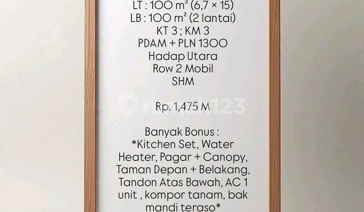 For Sale: New Semi-Furnished House in Wisma Bungurasih, Strategic Location