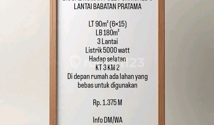 Dijual Rumah Full Furnished 3 Lantai Babatan Pratama Dijual Rumah Full Furnished 3 Lantai Babatan Pratama