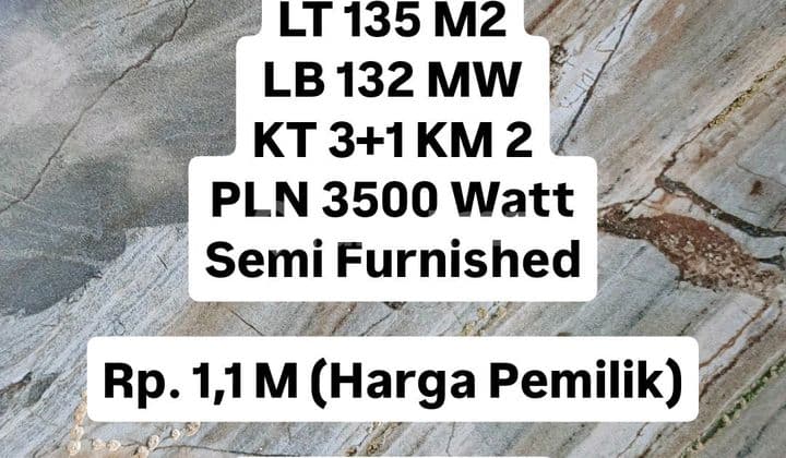 Semi Furnished Graha Tirta Waru House for Sale