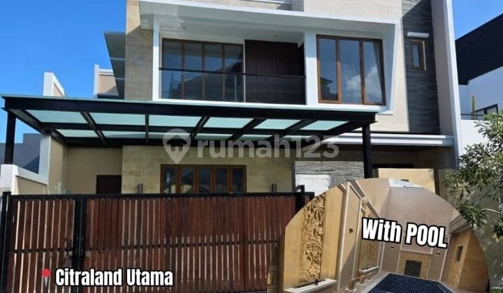 For Sale 2-Story House in Favorite Citraland Cluster with Pool and Marble, Ready to Occup