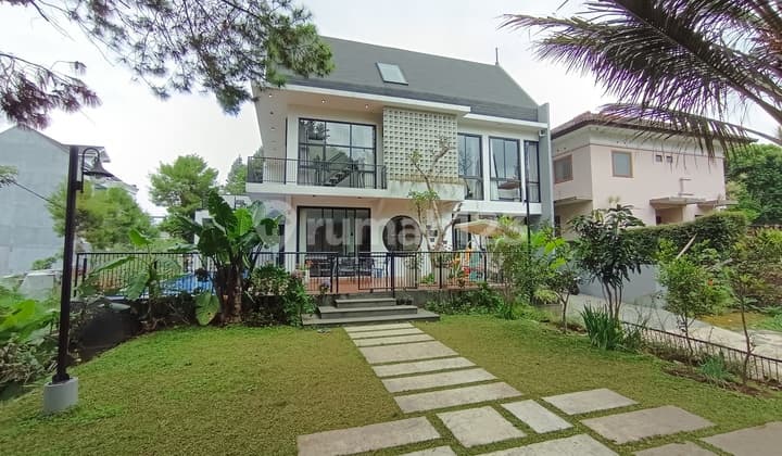 Villa Cantik Trinity Daerah Lembang Ada Kolam Renang