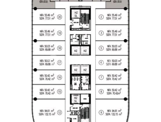 Disewakan Office Space Ciputra World Kondisi Bare Finish Lt. 22