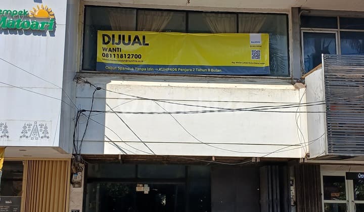 JUAL RUKO bagus panjang 35m , jarang ada, dekat Pusat Bisnis & Mal, di Cinere Depok