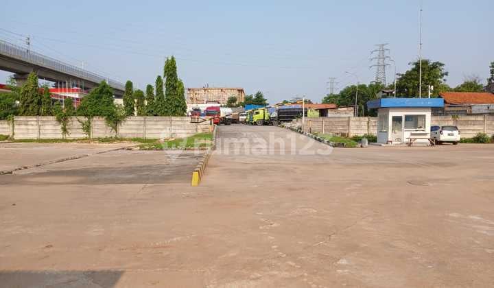 Disewa Lahan 1.014 m2 siap pakai, Murah di dekat rest area KM19B Tol Cikampek Tambun.