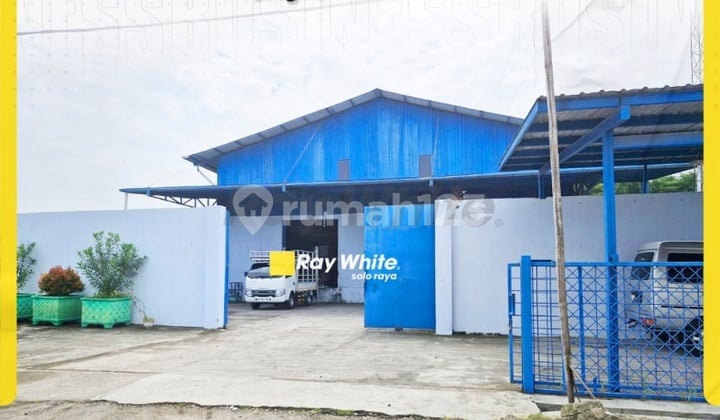 Dijual Gudang Zona Industri 2000m2 di Lokasi Emas Grogol Sukoharjo