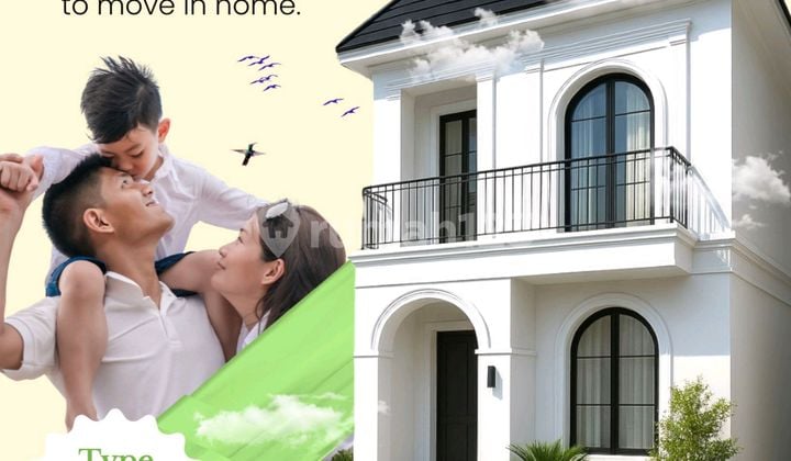 Rumah 2 Lantai Satu Satunya dengan 4 Kamar Tidur di Canggu Jetis