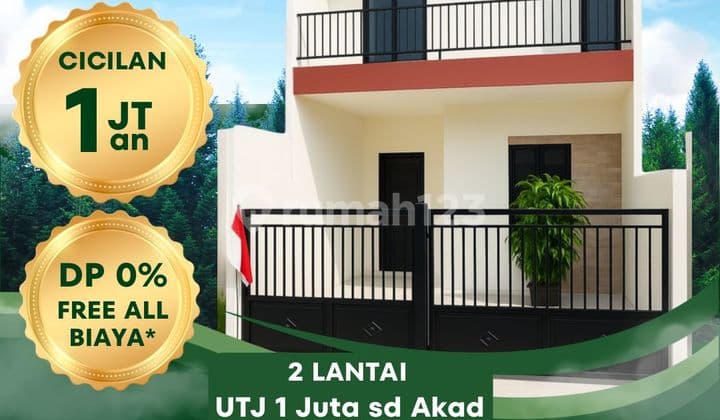 Rumah Shm Dekat Indomaret Raya Brangkal, 2 Lantai Bisa Bisa Custom