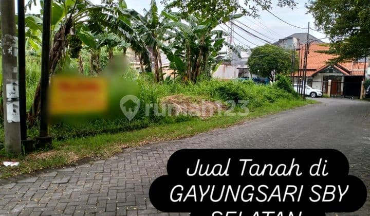 Jual Tanah Di Gayungsari Barat Sby