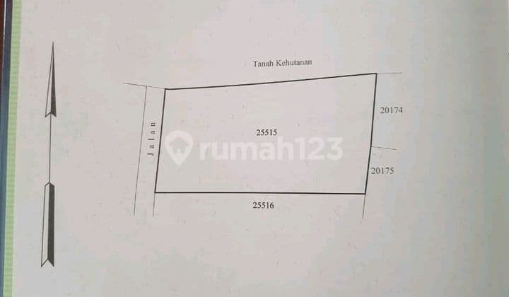 Tanah 10 Are Shm Di Jimbaran Hadap Utara Cc