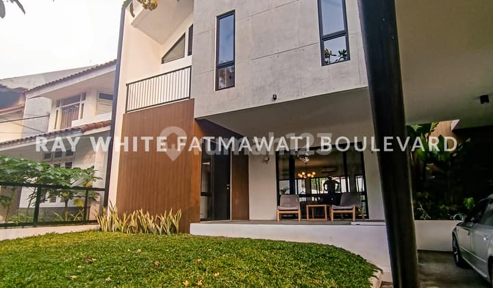 Rumah Desain Scandinavian Area Cipete Dekat Stasiun MRT H Nawi