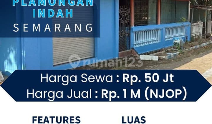 Jual Rumah Bagus Murah SHM Plamongan Indah, Semarang