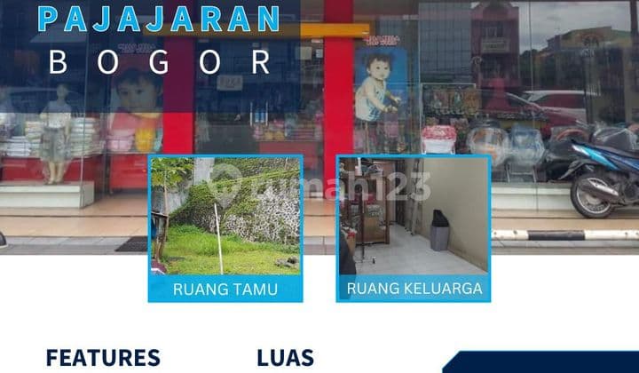 Ruko Murah Strategis di Pajajaran, Bogor Bisa Nego
