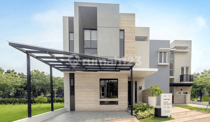 Rumah Baru Unit Ready Siap Huni Kebayoran Piazza 3 KT Tipe Pinnata Free Biaya Surat Surat Bintaro Tangerang Selatan