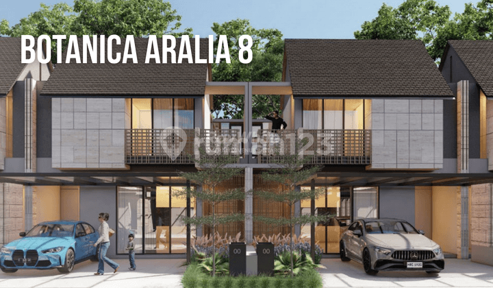 DP 0% Rumah Baru di Hoek LT 176 Botanica Aralia Tipe 8 Free Biaya Surat 3 Menit ke Tol di Bintaro Tangerang Selatan