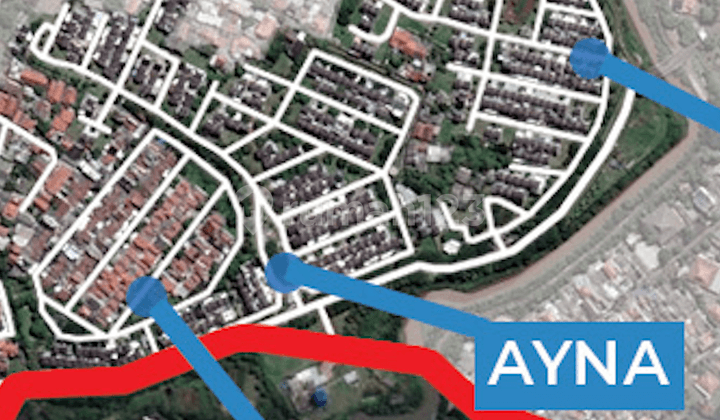 Kavling di Hoek Siap Bangun Dalam Cluster Ayna Residence Graha Raya - Bintaro Luas 118 M2 - 181M2