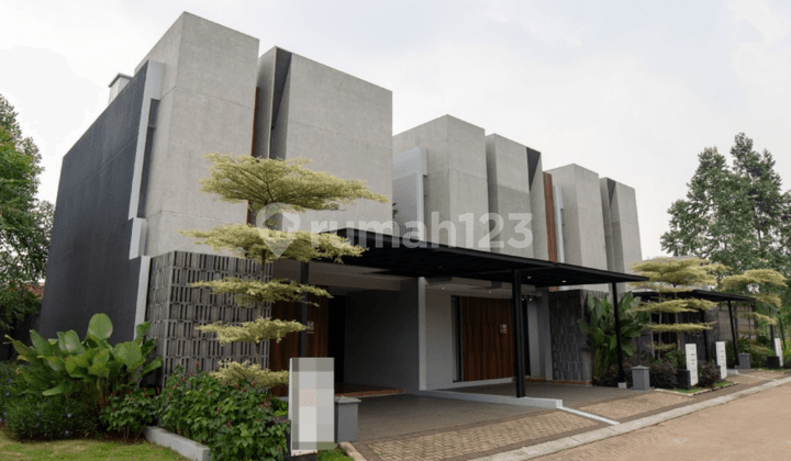 Rumah Baru Industrial Modern Dekat Sekolah dan Tol Ready Stock Discovery Bintaro DP 0, Free BPHTB, AJB, PPN
