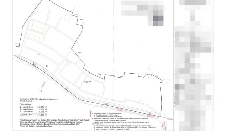 Jual Murah, Kavling Siap Bangun Strategis Di Daan Mogot