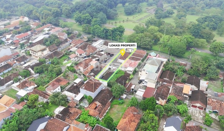 View Komplek Candi Prambanan, Tanah 735m2 untuk Hotel, Villa dan Homestay!