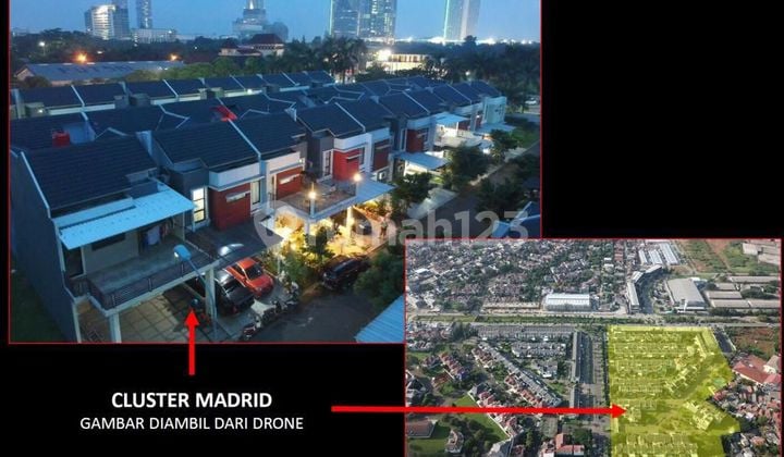 Dijual Semi Furnished di Cluster Madrid, Palem Semi-Karawaci