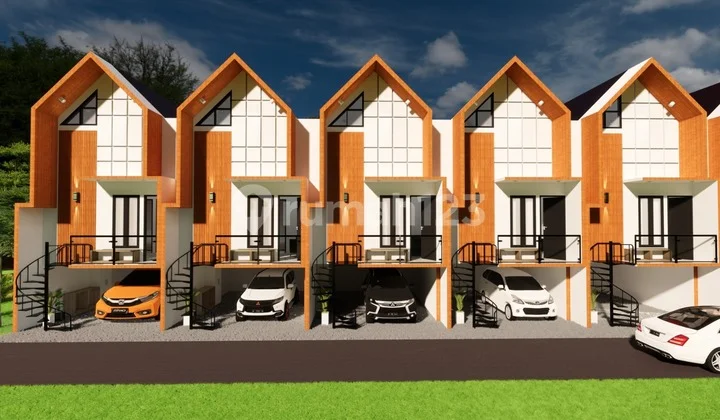 Rumah 2 Lantai Berkonsep Scandinavian Lokasi Dekat ke Pintu Toll