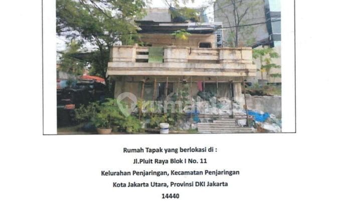Dijual Rumah Tua Hoek di Pluit Raya, Jakarta Utara