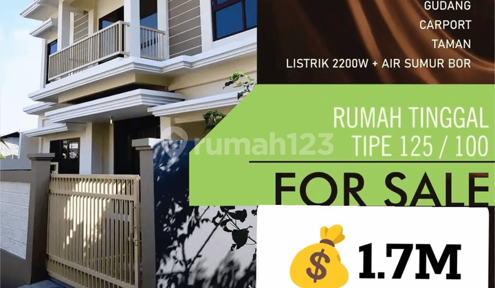 Dijual Rumah 2 Lantai Denpasar Utara