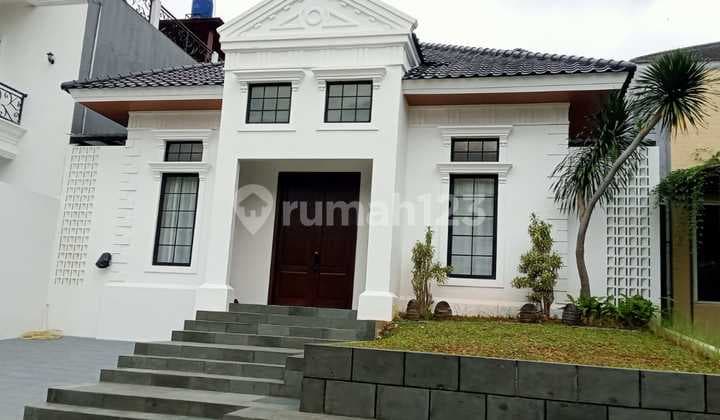 Rumah Mungil Cantik di Cluster Depan Lingkungan Asri di Sentul