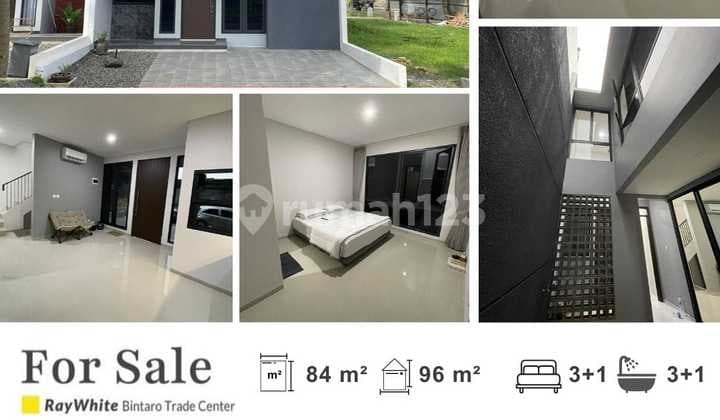 Brand New House!! Rumah 2 Lantai Elegan Semi Furnished di Bintaro Sektor 7