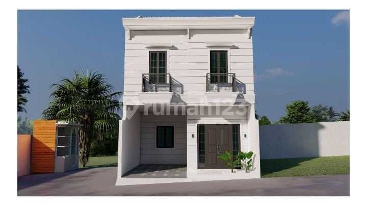 Rumah 2 Lantai Minimalis Modern Dekat Stasiun Pondok Rajeg Cibinong