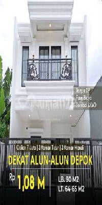 Rumah Under 1,1 M Lokasi Dekat Alun² Kota Depok Tanpa Dp SHM
