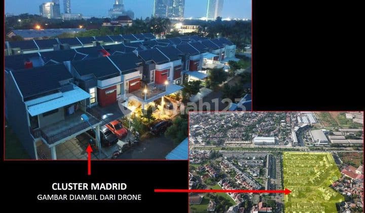Dijual Rumah Semi Furnished di Cluster Madrid, Palem Semi-Karawaci