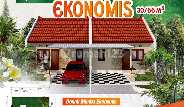 Rumah TROPIS Cantik Minimalis NAN ASRI DI PERUMAHAN TAMAN KAYANGAN DEKAT TERMINAL CANGKIRAN