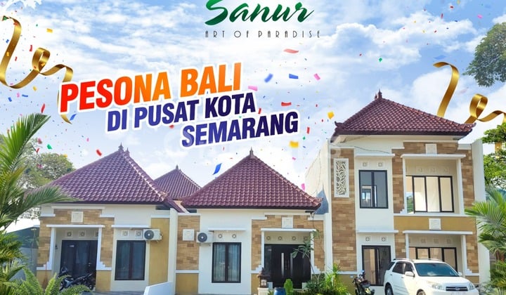 Rumah Tengah Kota Desain Bali Harga Murah Dekat Ngrembel Dan Islamic Center