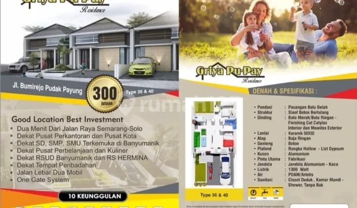 Di Jual Rumah Di Pudak Payung Semarang 1 Lantai