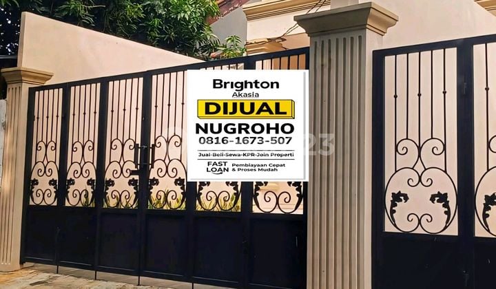 Rumah Baru 2 Lantai, Desain Minimalis American Modern, Bebas Banjir & Tenang, Kemanggisan Jakarta Barat